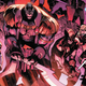 Kid Cable, Apocalypse, Wolverine, Magik, and Captain Britain as they appear in a vision to Opal Luna Saturnye, Omniversal Majestrix.
